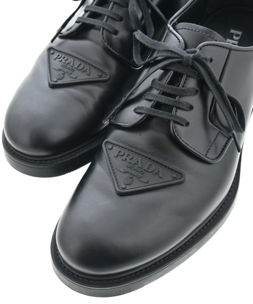 PRADA（プラダ）ビジネス・ドレスシューズ 黒 サイズ:6 1/2(27cm位) メンズ/2200616426227
