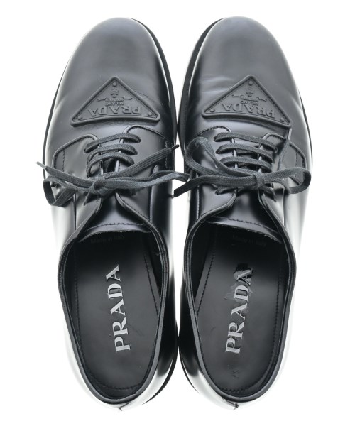PRADA（プラダ）ビジネス・ドレスシューズ 黒 サイズ:6 1/2(27cm位) メンズ/2200616426227