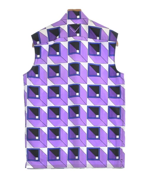 PRADA（プラダ）カジュアルシャツ 紫 サイズ:37(XS位) メンズ/2200621929027