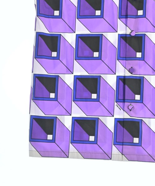 PRADA（プラダ）カジュアルシャツ 紫 サイズ:37(XS位) メンズ/2200621929027