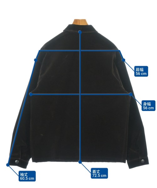 PRADA（プラダ）カジュアルシャツ 茶 サイズ:S メンズ/2200621932034