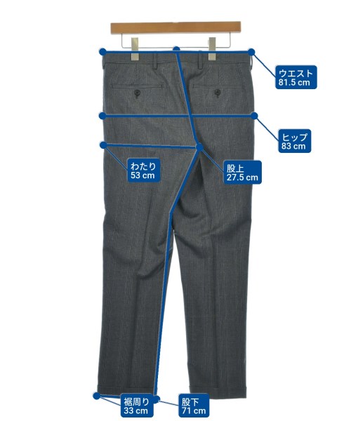 PRADA（プラダ）スラックス グレー サイズ:46(M位) メンズ/2200608729039