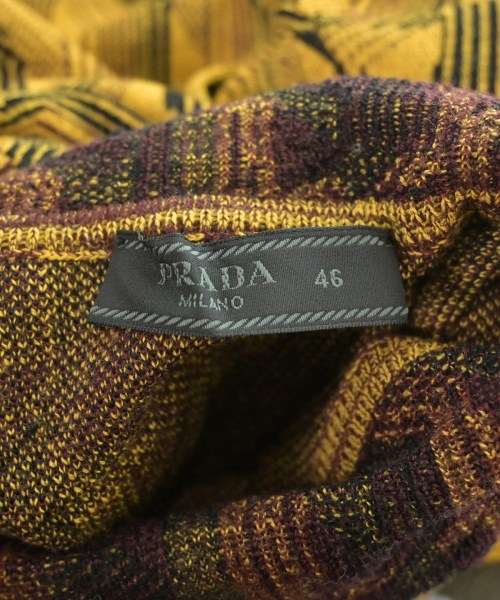 PRADA（プラダ）ニット・セーター 黄 サイズ:46(XL位) レディース/2200622402086
