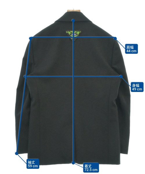 PRADA（プラダ）テーラードジャケット 紺 サイズ:38(S位) レディース/2200622402260