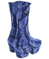 PRADA（プラダ）ブーツ 紺 サイズ:EU40(26.5cm位) レディース/2200622402574