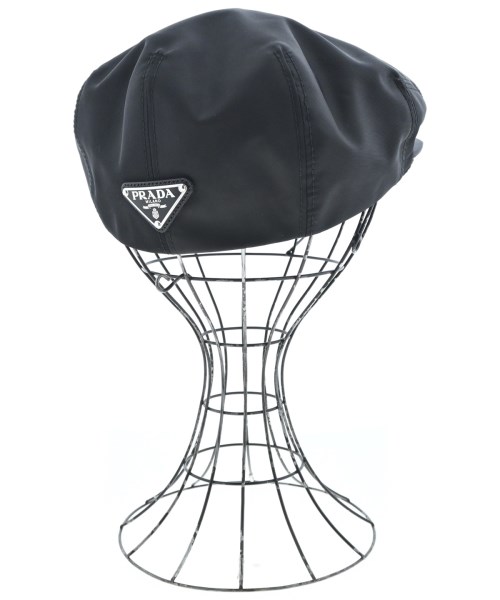 PRADA（プラダ）ハンチング・ベレー帽 黒 サイズ:L メンズ/2200622857060