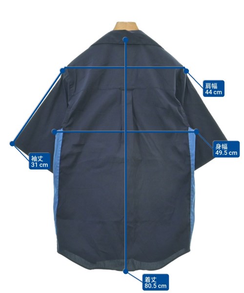 PRADA（プラダ）カジュアルシャツ 紺 サイズ:XS メンズ/2200622897073