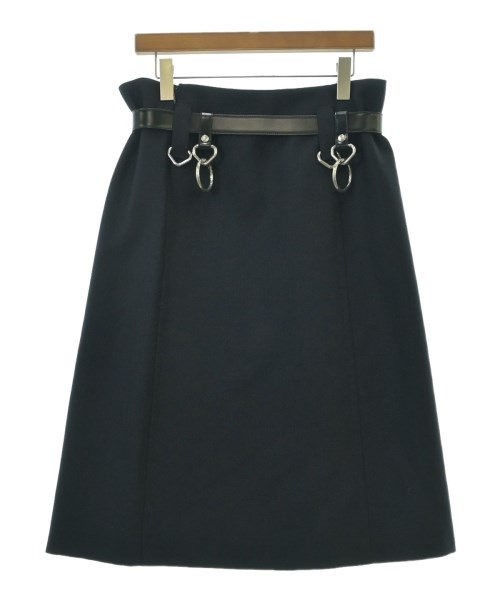 PRADA（プラダ）ロング・マキシ丈スカート 紺 サイズ:42(M位) レディース/2200623073018