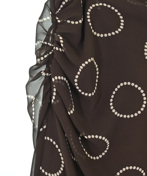 PRADA（プラダ）ひざ丈スカート 茶 サイズ:38(S位) レディース/2200623073025