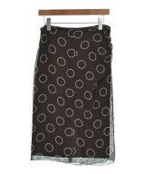PRADA（プラダ）ひざ丈スカート 茶 サイズ:38(S位) レディース/2200623073025