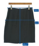 PRADA（プラダ）ひざ丈スカート 黒 サイズ:44S(L位) レディース/2200613549561