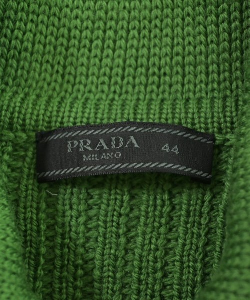 PRADA（プラダ）カーディガン 緑 サイズ:44(S位) メンズ/2200623350058