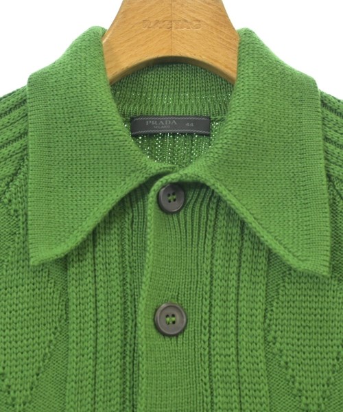 PRADA（プラダ）カーディガン 緑 サイズ:44(S位) メンズ/2200623350058