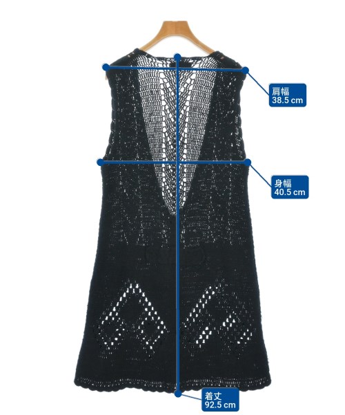 PRADA（プラダ）カーディガン 黒 サイズ:42(M位) レディース/2200623982020