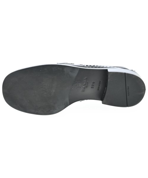 PRADA（プラダ）ドレスシューズ/ローファー 黒 サイズ:EU35 1/2(22cm位) レディース/2200623321089
