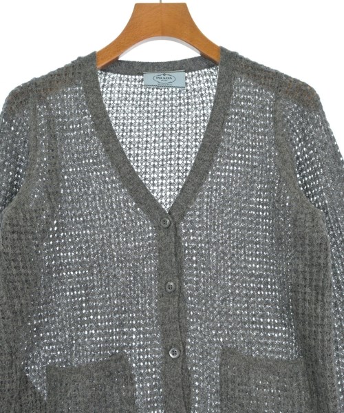 PRADA（プラダ）カーディガン グレー サイズ:38(S位) レディース/2200623921081