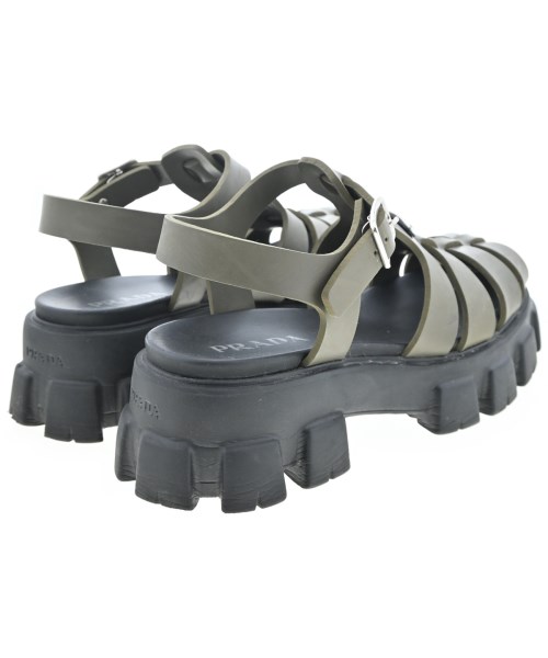 PRADA（プラダ）サンダル カーキ サイズ:9(29cm位) メンズ/2200623928103