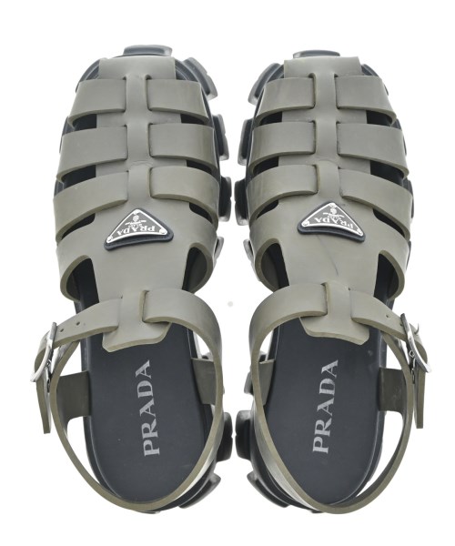 PRADA（プラダ）サンダル カーキ サイズ:9(29cm位) メンズ/2200623928103