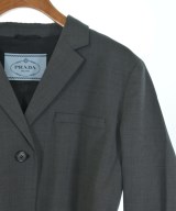 PRADA（プラダ）テーラードジャケット グレー サイズ:42(M位) レディース/2200622230115