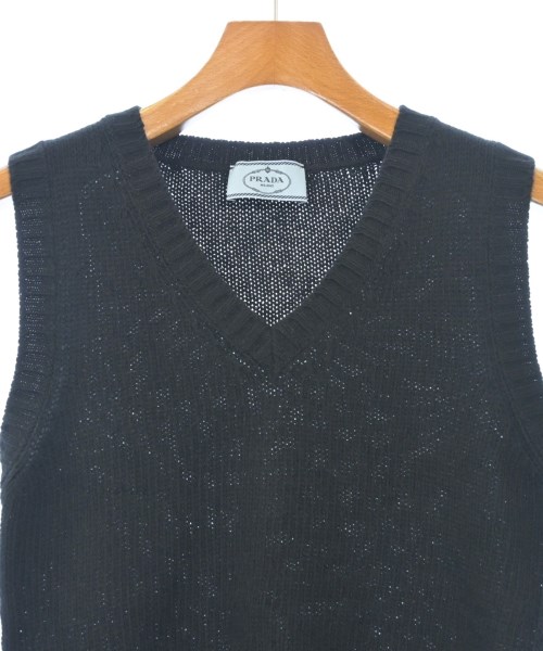 PRADA（プラダ）ベスト 黒 サイズ:36(XS位) レディース/2200624101079