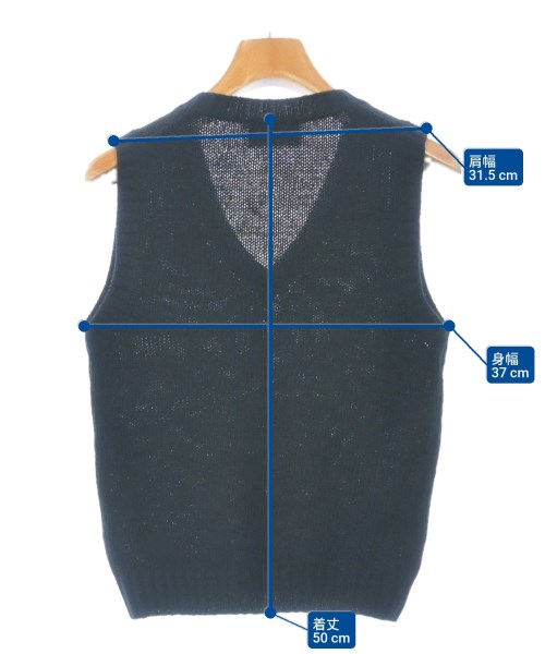 PRADA（プラダ）ベスト 黒 サイズ:36(XS位) レディース/2200624101079