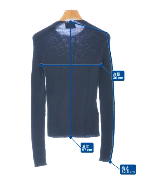 PRADA（プラダ）ニット・セーター 紺 サイズ:36(XS位) レディース/2200624101086