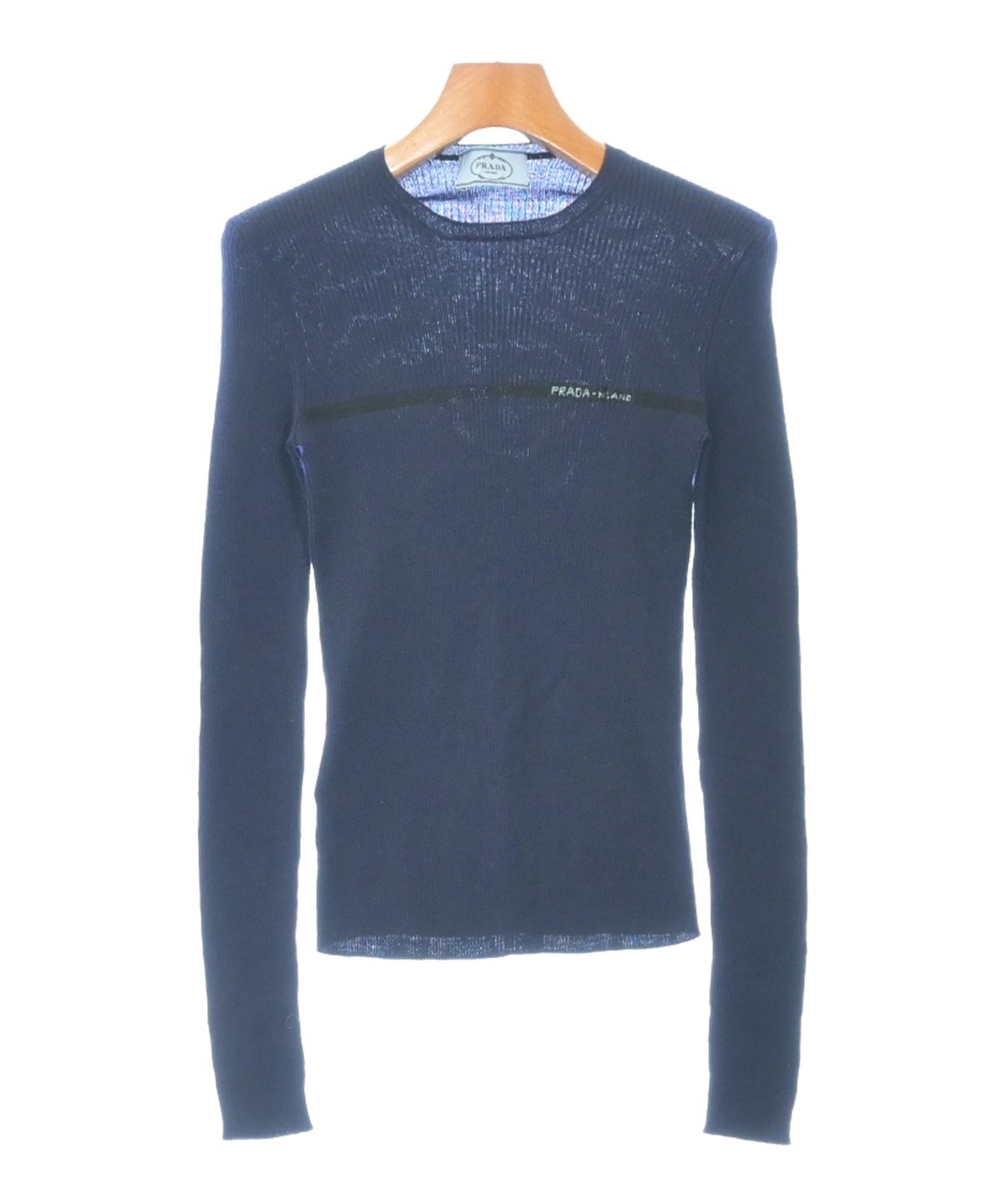 PRADAニット　ユニセックス プラダ PRADA ニット セーター トライアングルロゴ ブラック メンズ