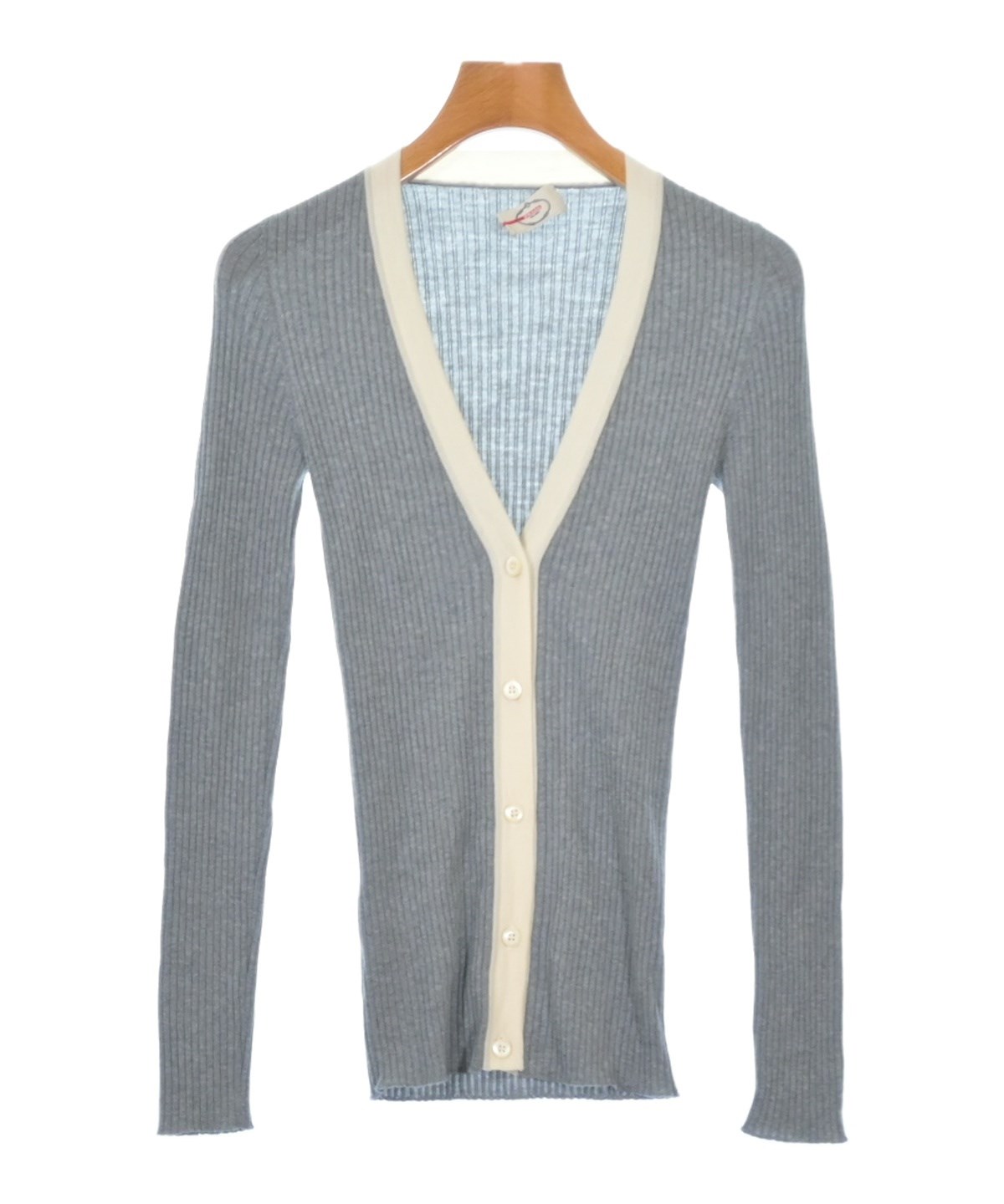 PRADA（プラダ）カーディガン グレー サイズ:38(S位) レディース