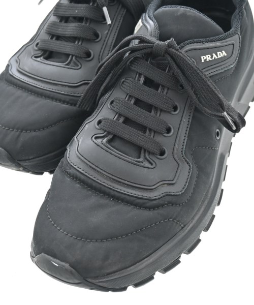 PRADA（プラダ）スニーカー 黒 サイズ:UK6(24.5cm位) メンズ/2200624584063