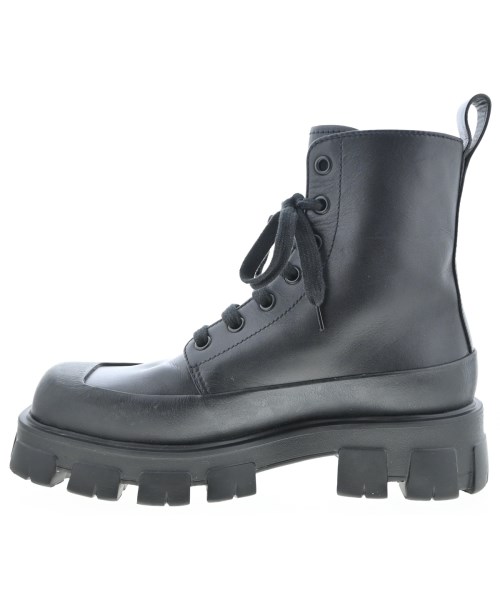 PRADA（プラダ）ブーツ 黒 サイズ:UK7(25.5cm位) メンズ/2200624767091