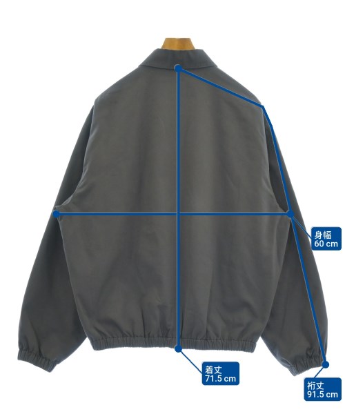 PRADA（プラダ）ブルゾン グレー サイズ:50(XL位) メンズ/2200624316046