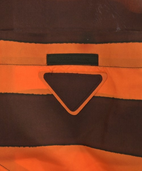 PRADA（プラダ）カジュアルシャツ オレンジ サイズ:M メンズ/2200624316091