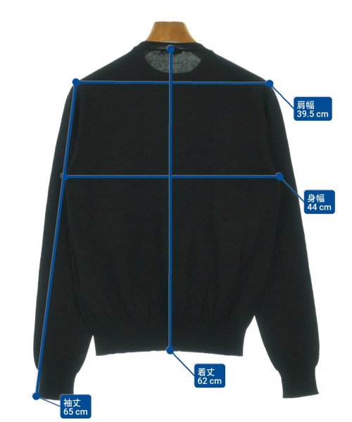 PRADA（プラダ）ニット・セーター 黒 サイズ:44(S位) メンズ/2200624955085