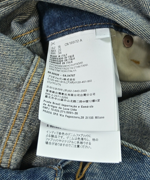 PRADA（プラダ）オールインワン/サロペット 紺 サイズ:36(XS位) レディース/2200625706020