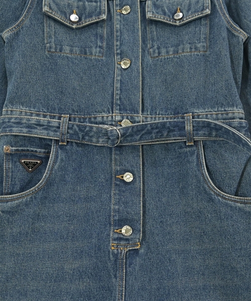 PRADA（プラダ）オールインワン/サロペット 紺 サイズ:36(XS位) レディース/2200625706020
