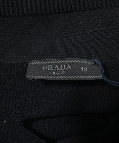 PRADA（プラダ）カーディガン 黒 サイズ:48(L位) メンズ/2200625706044