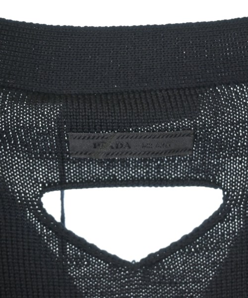 PRADA（プラダ）カーディガン 黒 サイズ:48(L位) メンズ/2200625706044