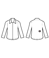 PRADA（プラダ）ドレスシャツ 黒 サイズ:36(XS位) レディース/2200626330057