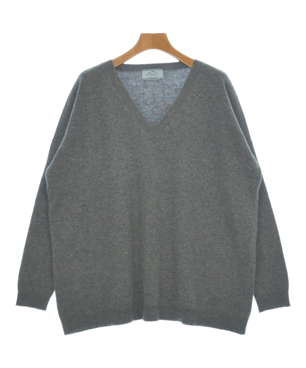 PRADA（プラダ）ニット・セーター グレー サイズ:38S(S位) レディース