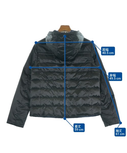 PRADA（プラダ）ダウンジャケット/ダウンベスト 黒 サイズ:42(M位) レディース/2200626264031