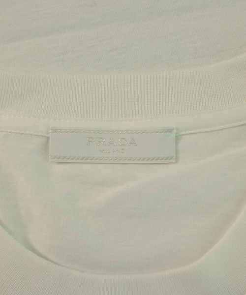 PRADA（プラダ）Tシャツ・カットソー 白 サイズ:L メンズ/2200627168024