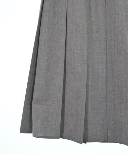 PRADA（プラダ）ひざ丈スカート グレー サイズ:36(XS位) レディース/2200627608018