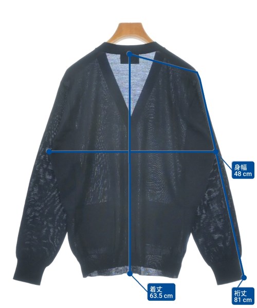 PRADA（プラダ）カーディガン 紺 サイズ:38(S位) レディース/2200627608056