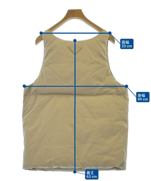 PRADA（プラダ）ブラウス ベージュ サイズ:48(XXL位) レディース/2200627971099