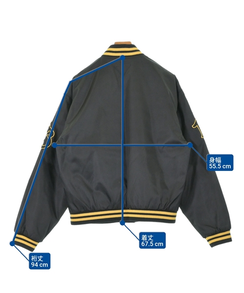 PRADA（プラダ）スタジャン 黒 サイズ:M メンズ/2200628047045