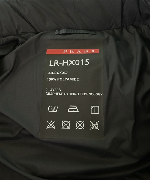 PRADA（プラダ）ダウンジャケット/ダウンベスト 青 サイズ:L メンズ/2200628047069