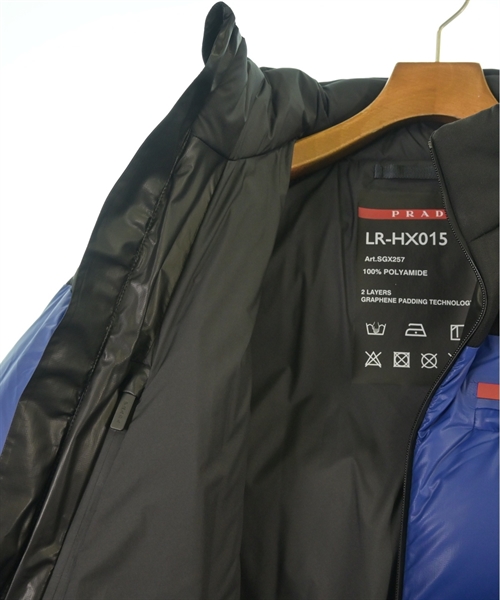 PRADA（プラダ）ダウンジャケット/ダウンベスト 青 サイズ:L メンズ/2200628047069