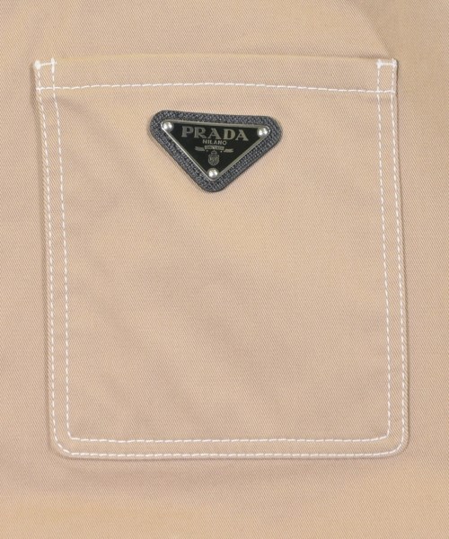 PRADA（プラダ）カジュアルシャツ ベージュ サイズ:M メンズ/2200628566058
