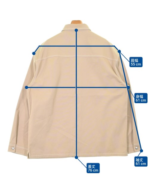 PRADA（プラダ）カジュアルシャツ ベージュ サイズ:M メンズ/2200628566058