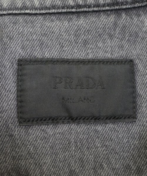PRADA（プラダ）デニムジャケット グレー サイズ:L メンズ/2200628566065
